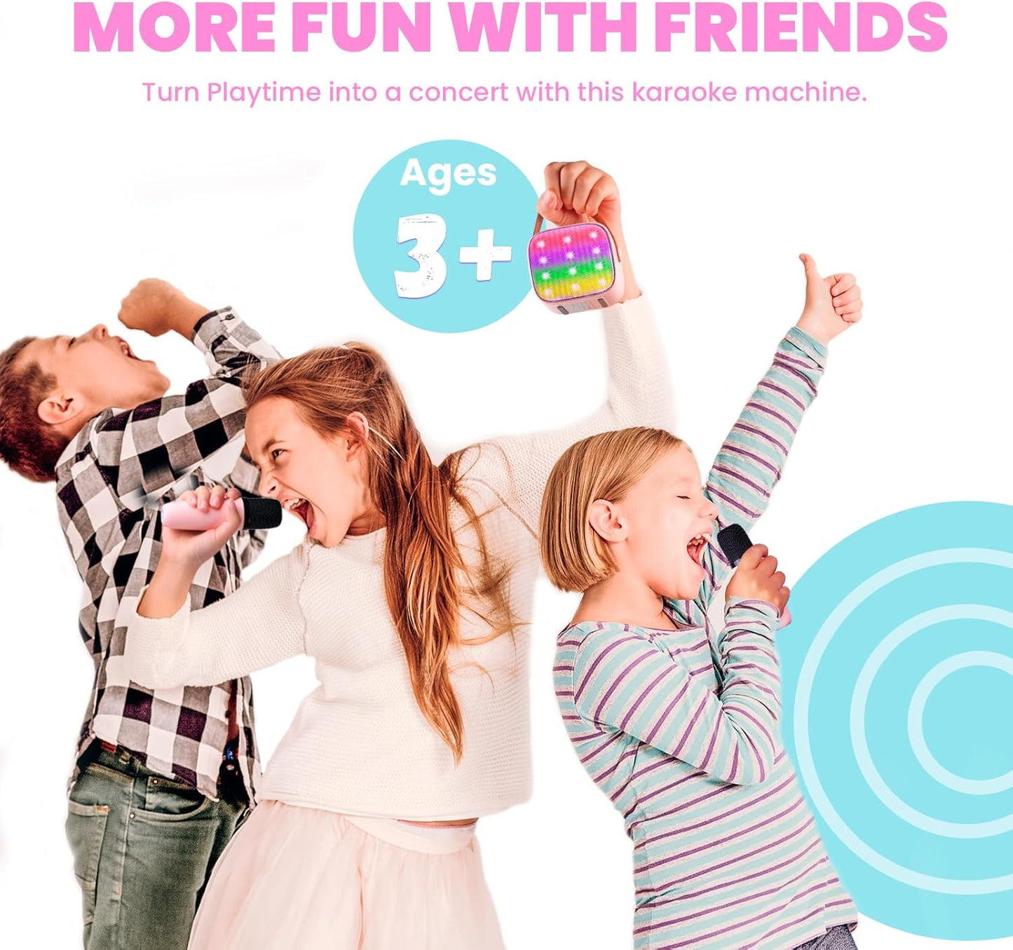 Maybloom Kids STARK Mini Karaoke Machine