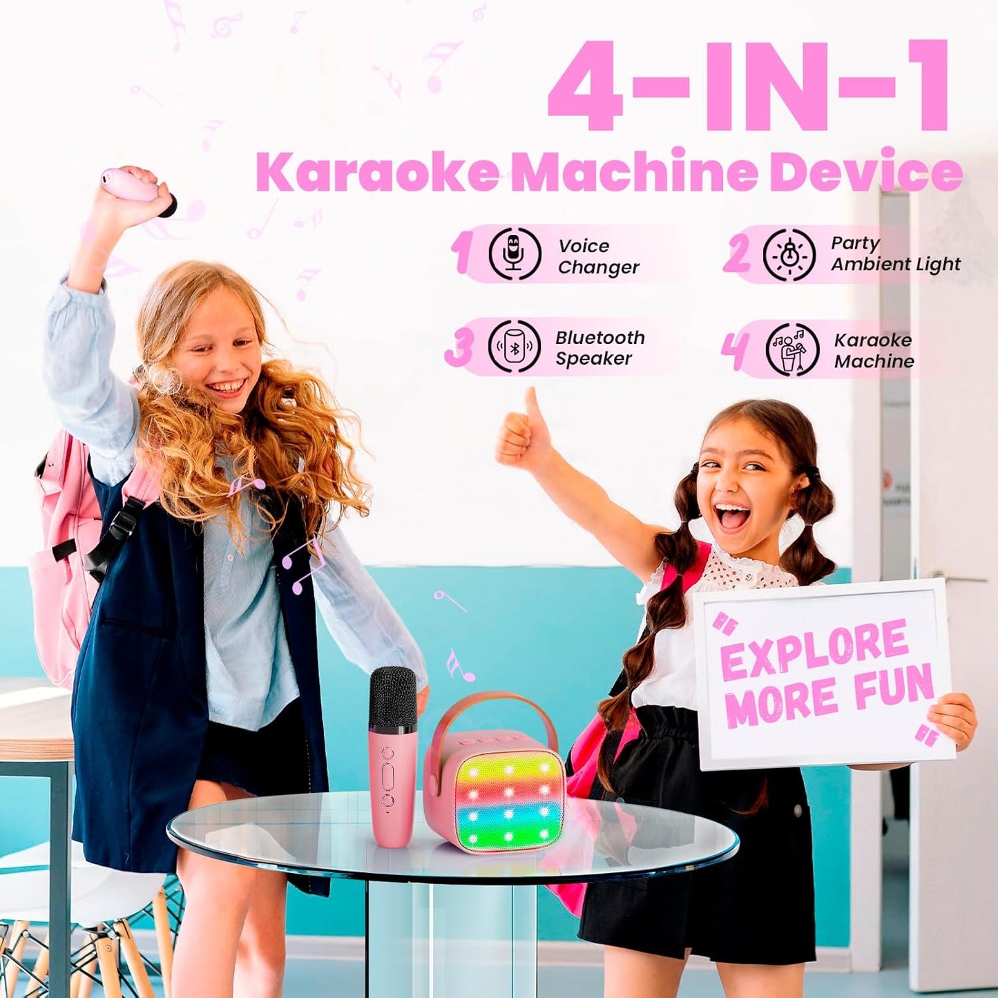 Maybloom Kids STARK Mini Karaoke Machine