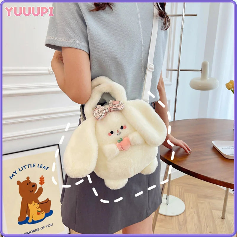 Rabbit Kitten Plush Backpack For Kids