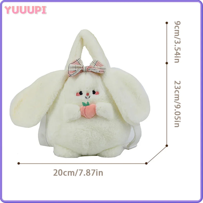 Rabbit Kitten Plush Backpack For Kids