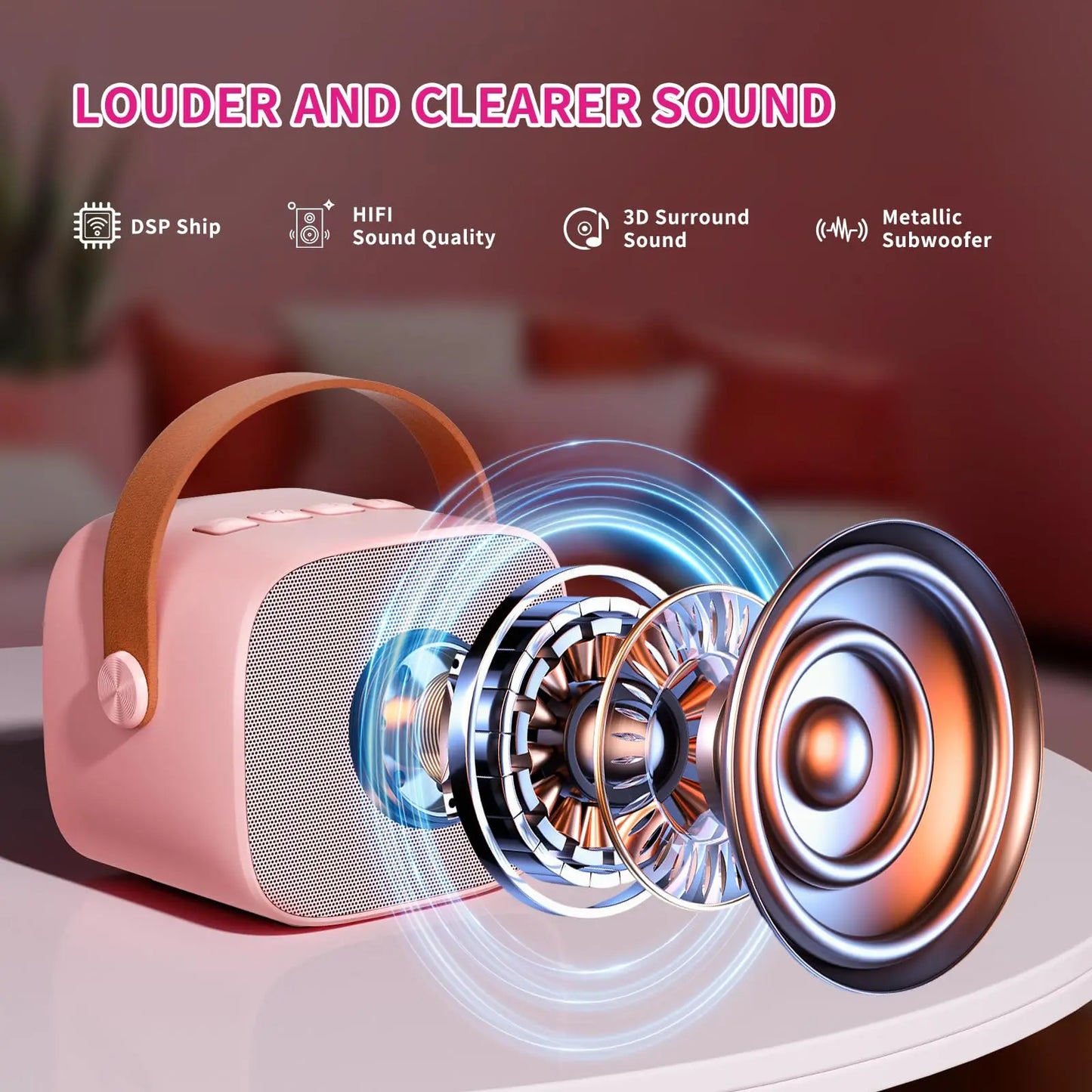 Maybloom Kids STARK Mini Karaoke Machine