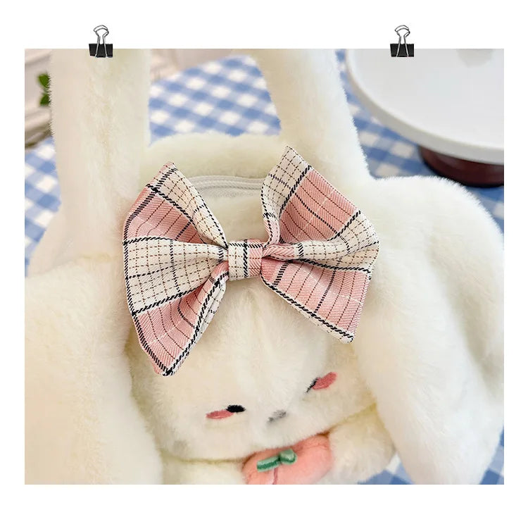 Rabbit Kitten Plush Backpack For Kids