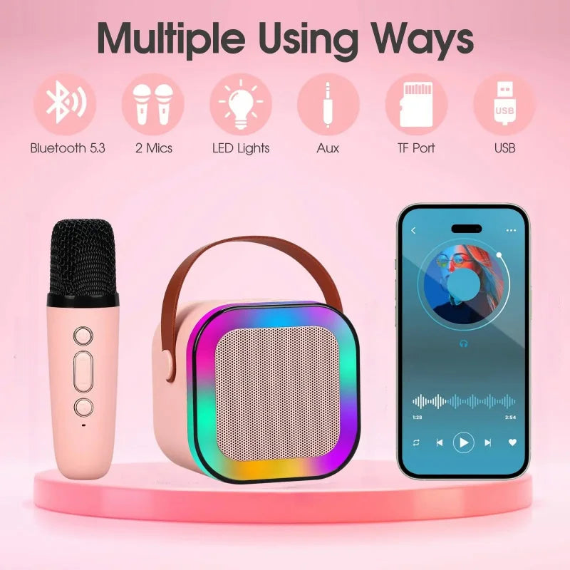 Maybloom RGB Kids Karaoke Machine
