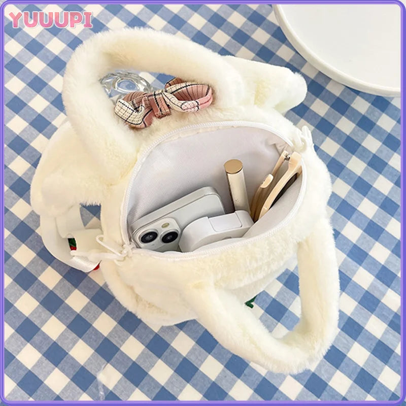 Rabbit Kitten Plush Backpack For Kids