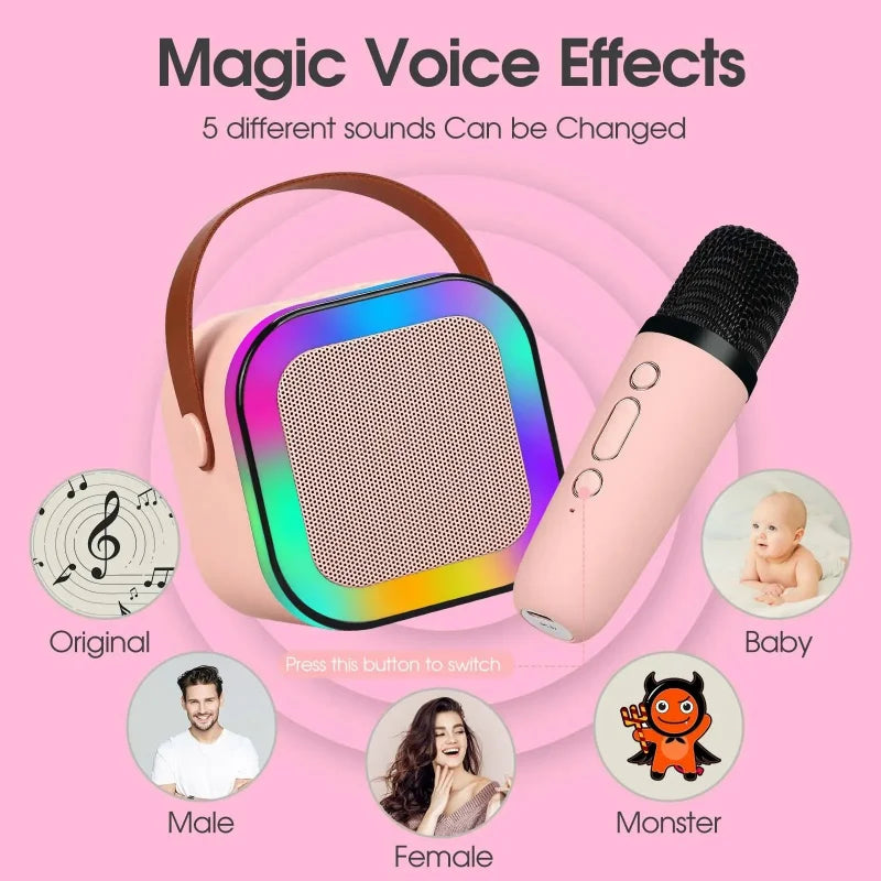 Maybloom RGB Kids Karaoke Machine