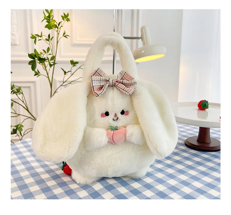 Rabbit Kitten Plush Backpack For Kids
