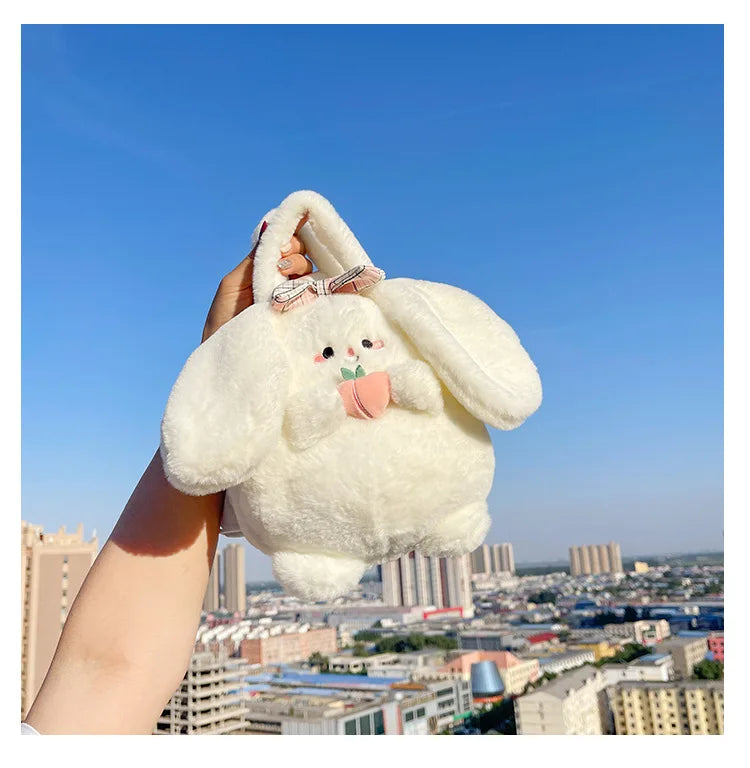 Rabbit Kitten Plush Backpack For Kids