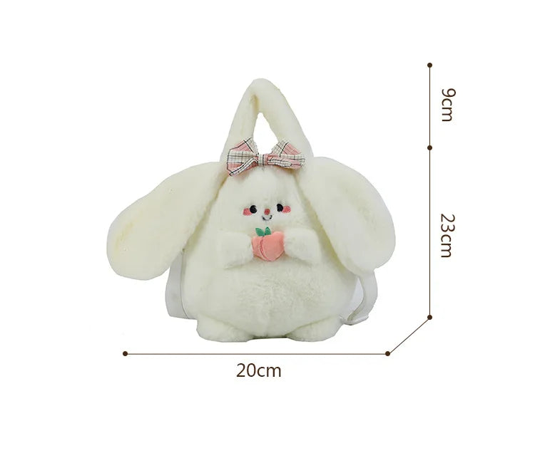 Rabbit Kitten Plush Backpack For Kids