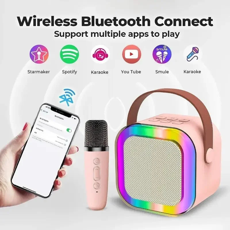 Maybloom RGB Kids Karaoke Machine