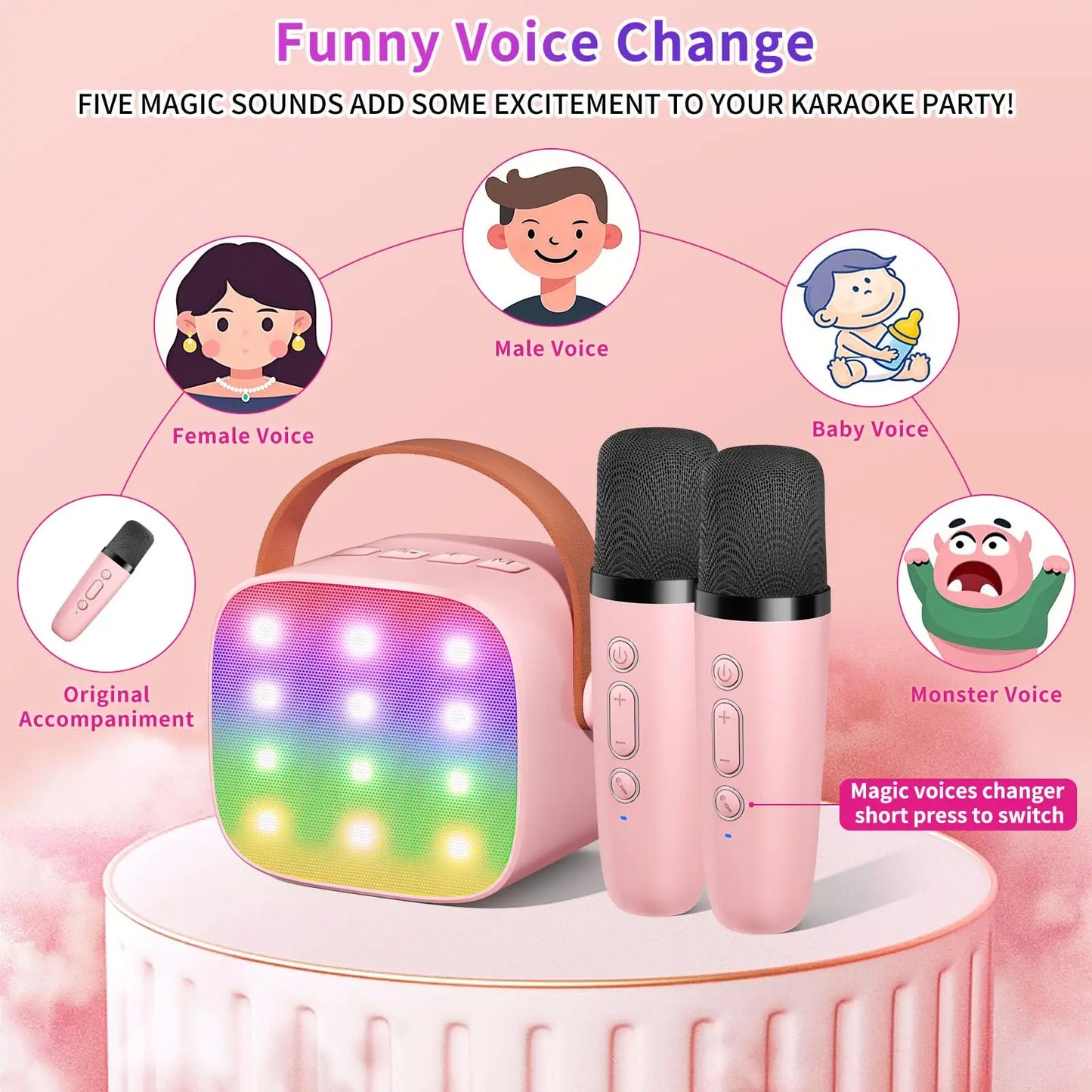 Maybloom Kids STARK Mini Karaoke Machine