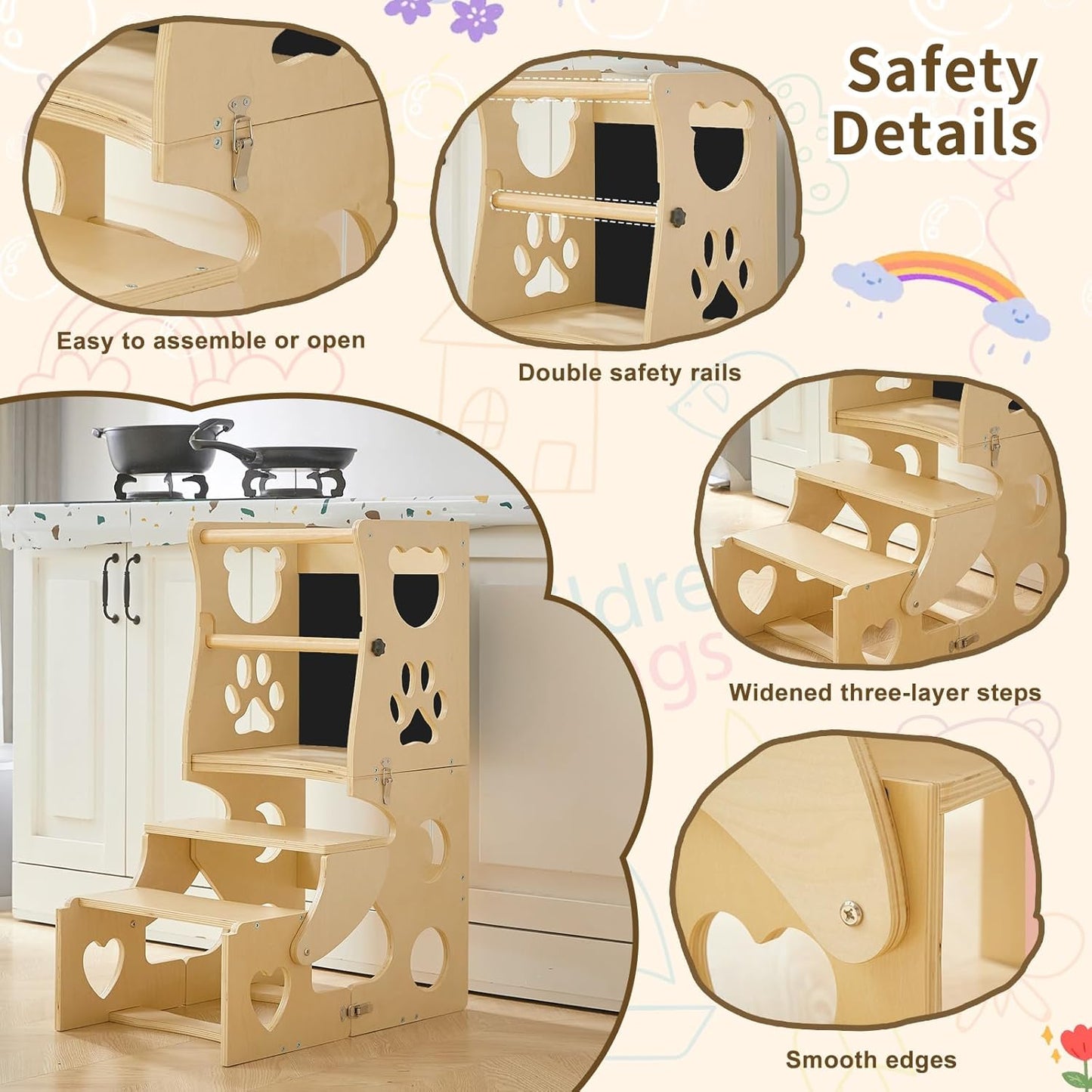 Maybloom Montessori Kids Learning Tower