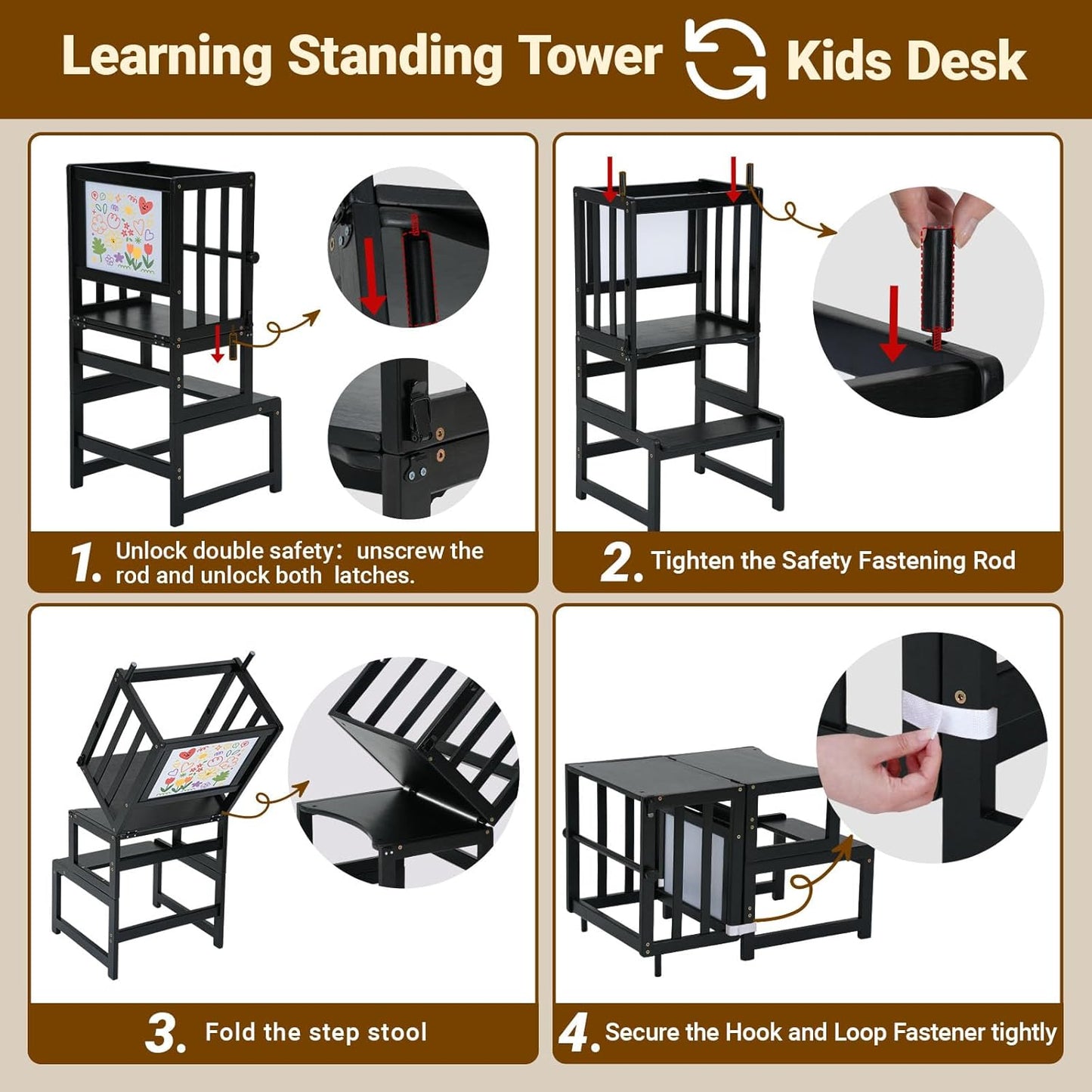 Maybloom Montessori Kids Learning Tower