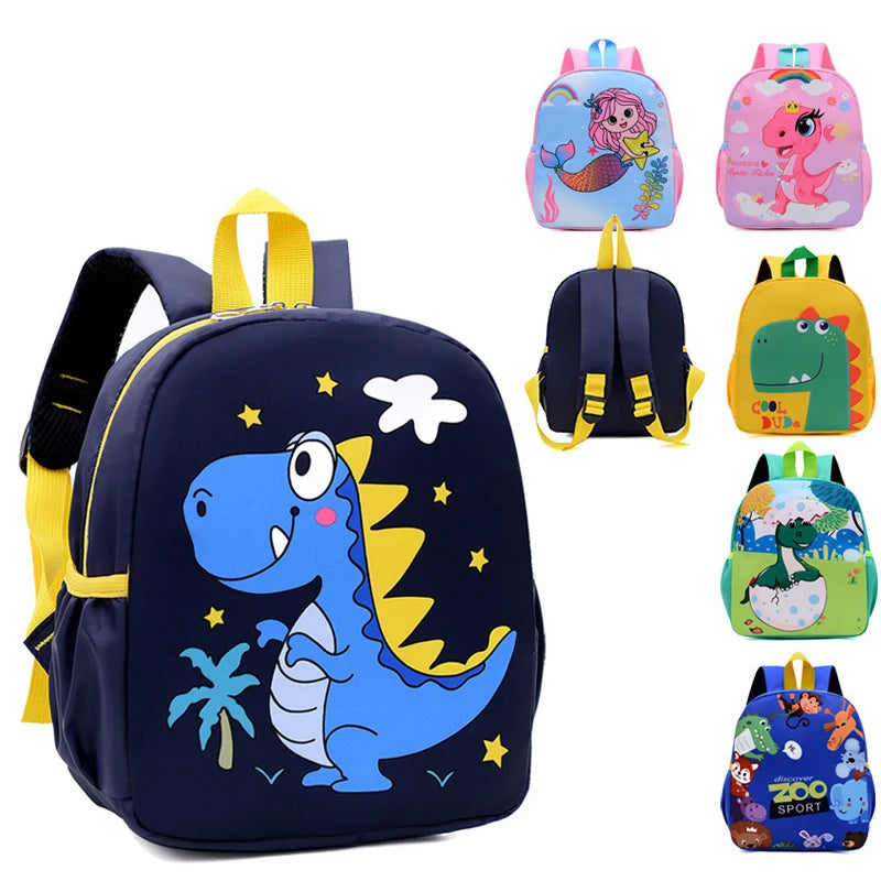 Dino Cartoon Kids Backpack