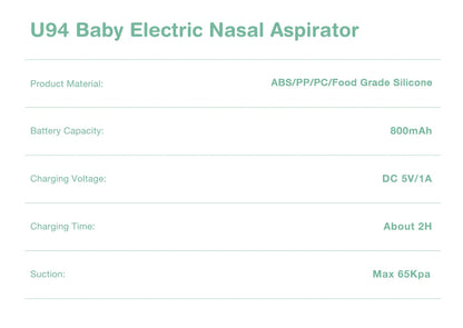 Maybloom ISLA Electric Nasal Aspirator and Nose Cleaner For Babies & Newborn