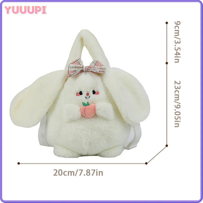 Rabbit Kitten Plush Backpack For Kids