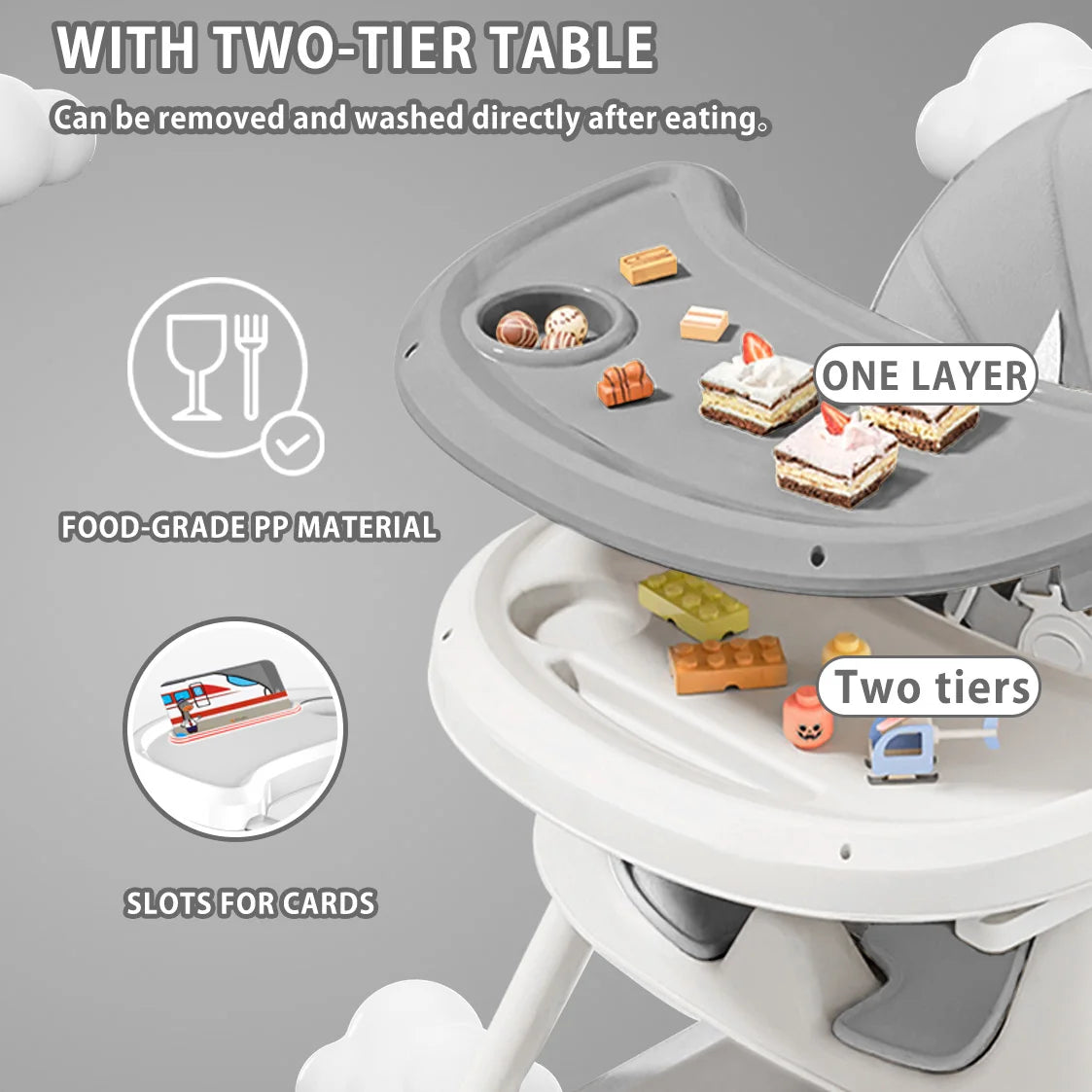 Maybloom Halo Foldable Baby High Chair