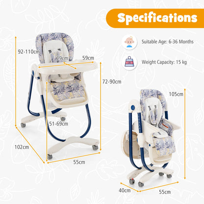 Maybloom Foldable Baby High Chair