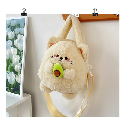 Rabbit Kitten Plush Backpack For Kids