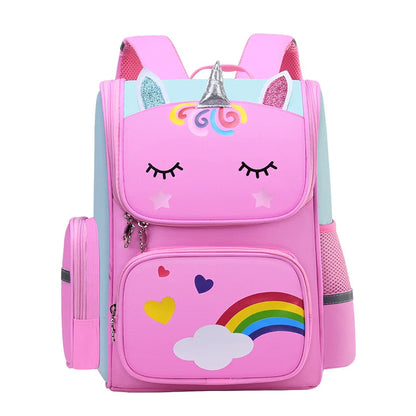 Unicorn Rainbow Eyes Kids Backpack - Waterproof