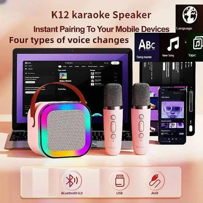Maybloom RGB Kids Karaoke Machine
