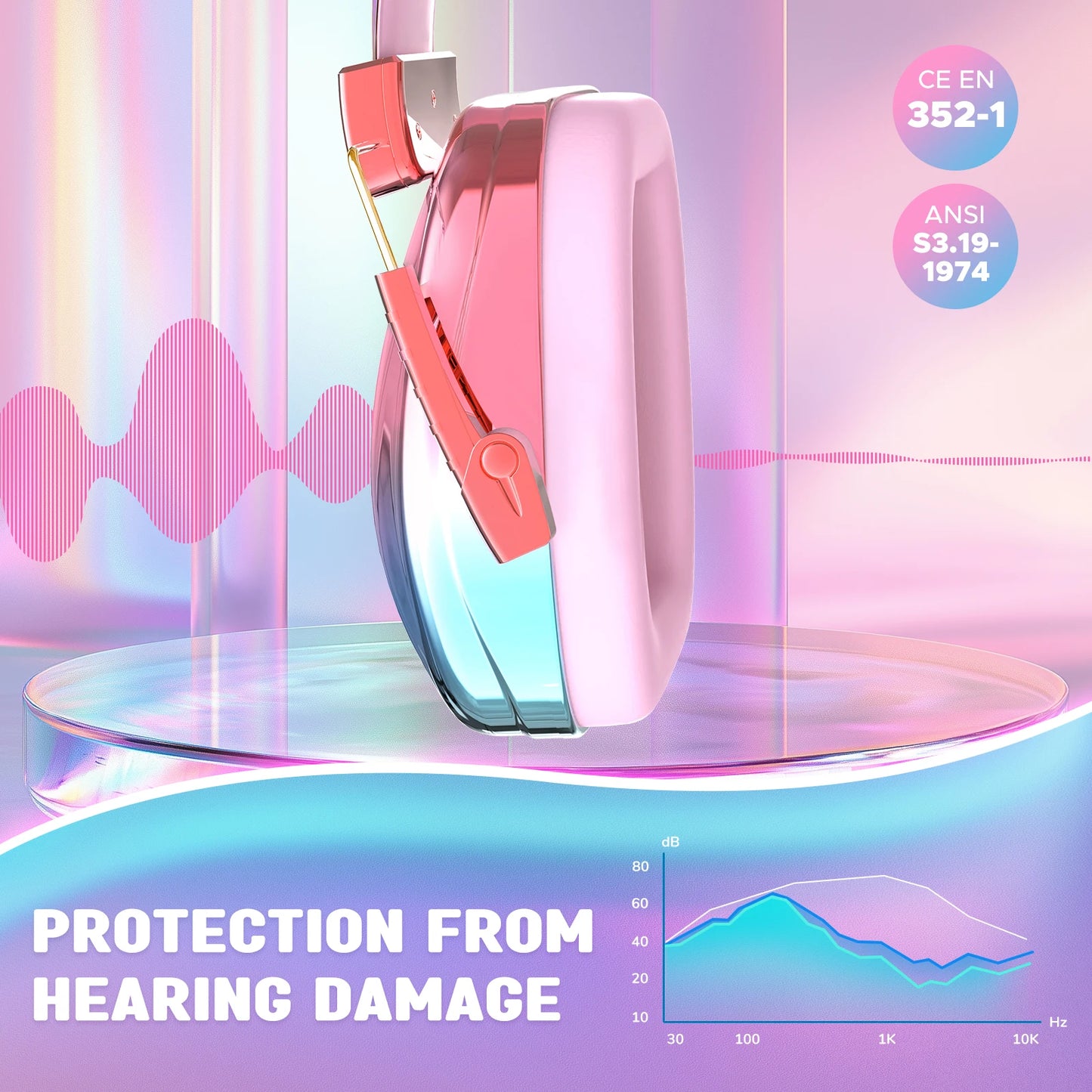 Maybloom Kids Electroplated Ear Defenders