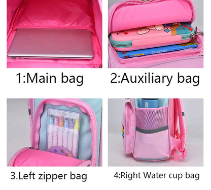 Unicorn Rainbow Eyes Kids Backpack - Waterproof