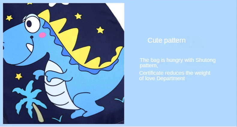 Dino Cartoon Kids Backpack