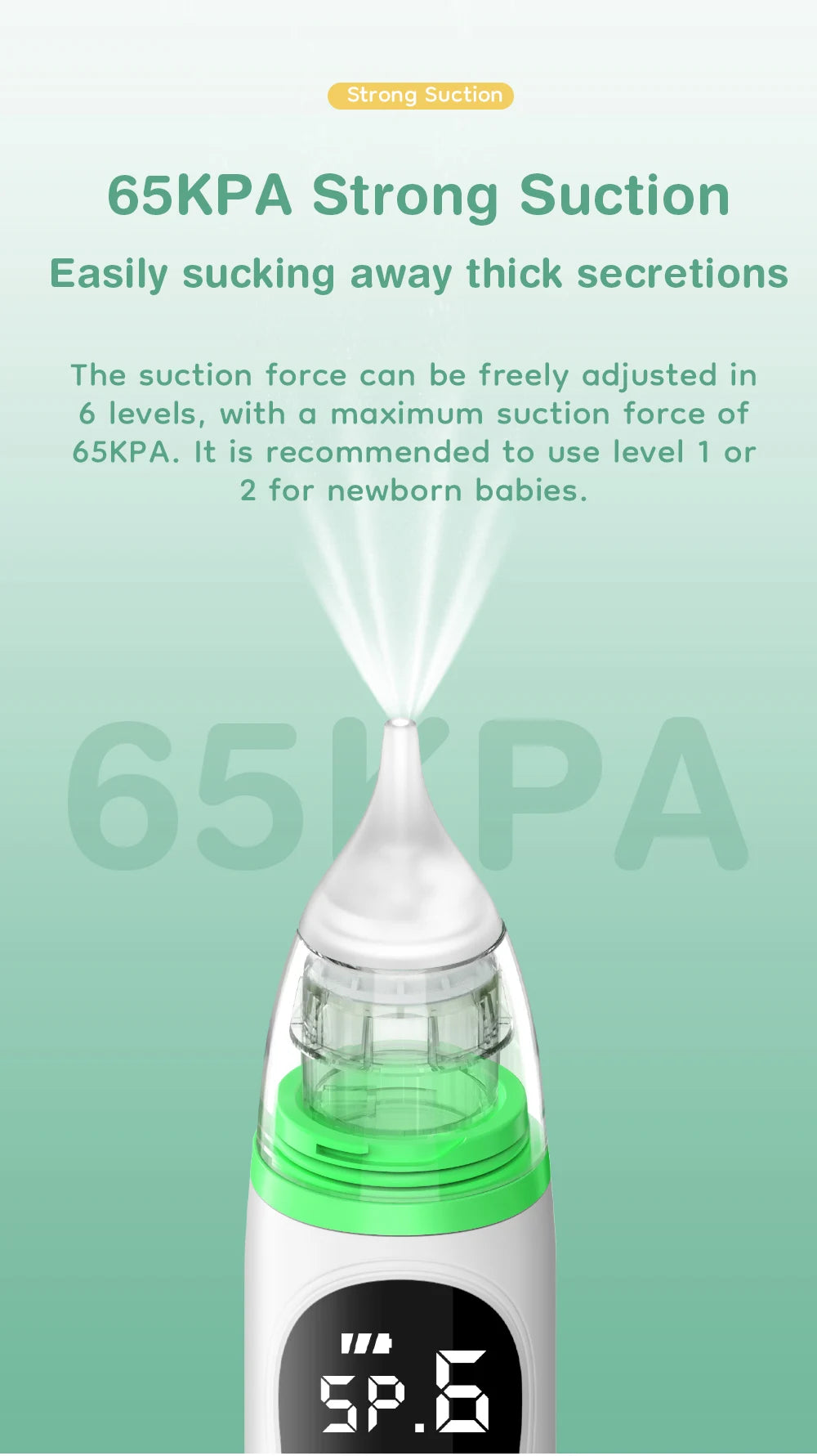 Maybloom ISLA Electric Nasal Aspirator and Nose Cleaner For Babies & Newborn
