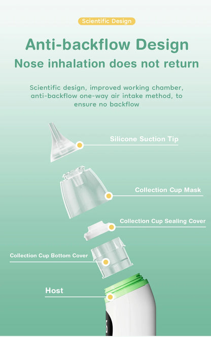 Maybloom ISLA Electric Nasal Aspirator and Nose Cleaner For Babies & Newborn