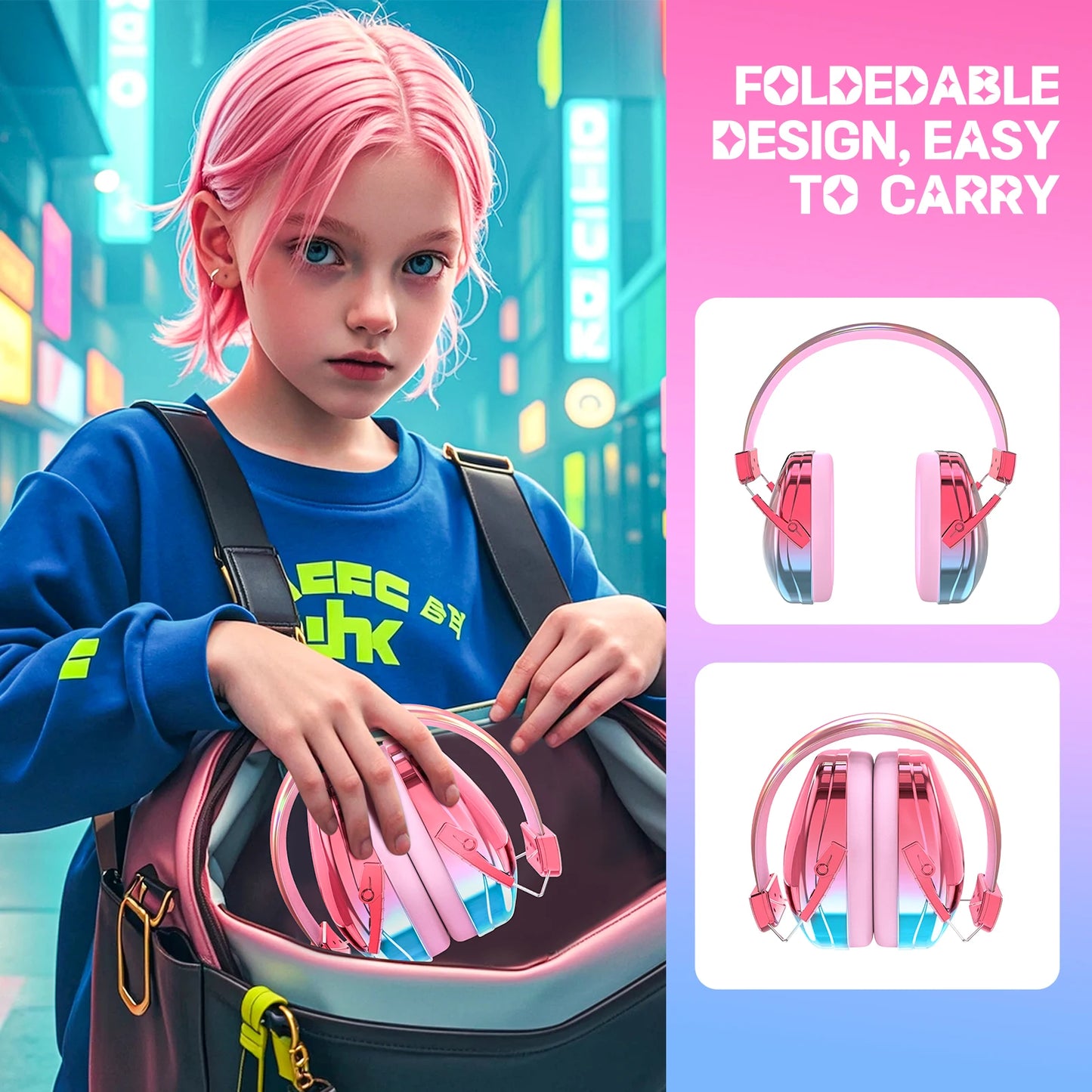 Maybloom Kids Electroplated Ear Defenders